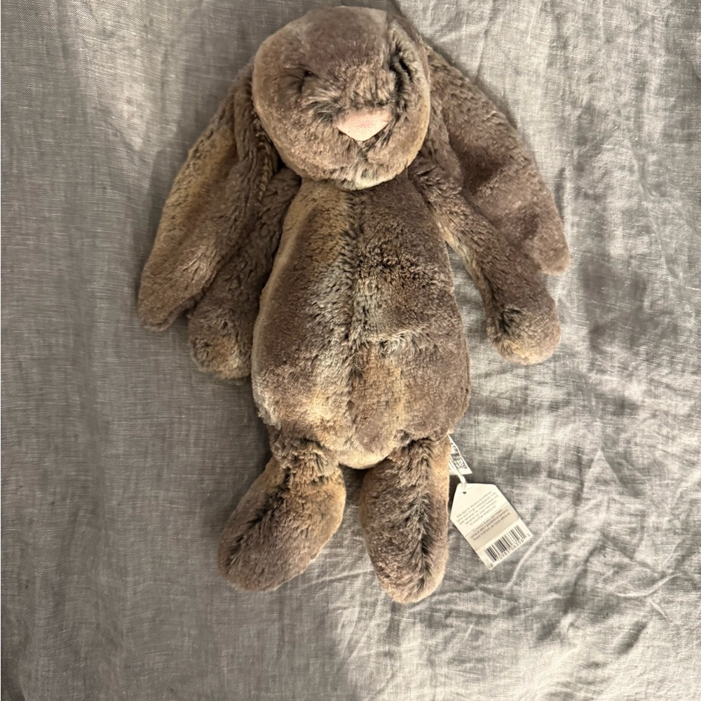 Jellycat Brown and Gray Plush Bunny